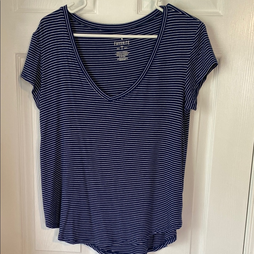 AEO Favorite Tee Striped Short Sleeve T-Shirt